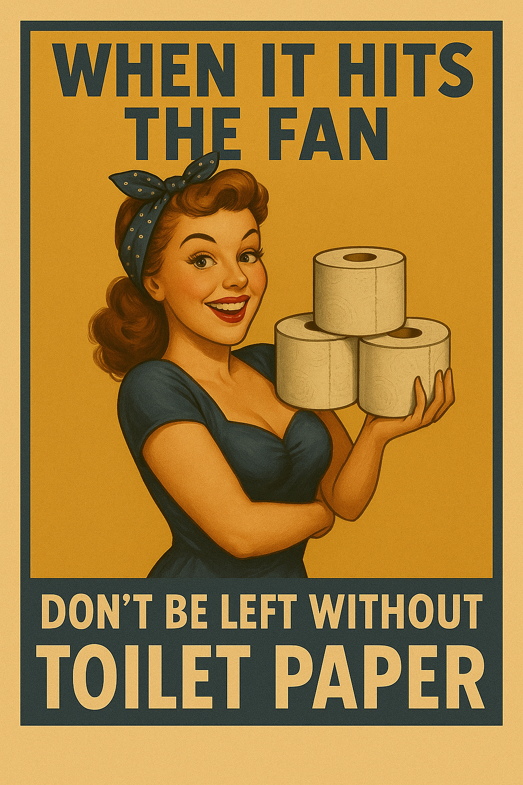 PrepPro 1940s-Style Vintage Tin Posters (30x40cm) - PrepPro Australia