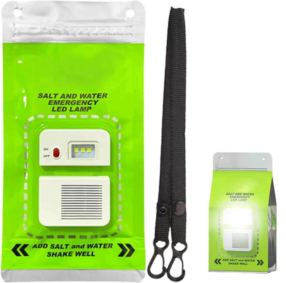 PrepPro Saltwater Emergency Lamp – Battery-Free Survival Lighting - PrepPro Australia