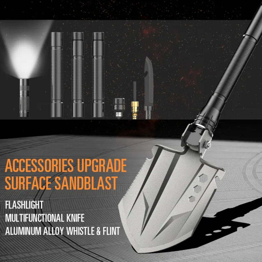 PrepPro Titan Survival Shovel – 11-in-1 Elite Outdoor Tool - PrepPro Australia