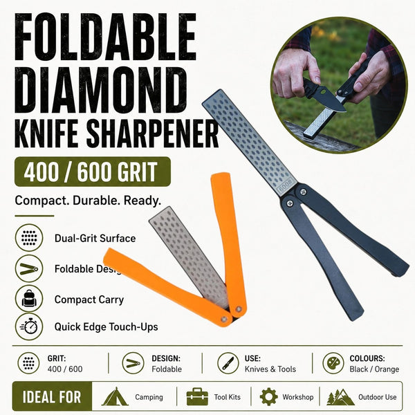 Foldable Diamond Knife Sharpener 400/600 Grit | PrepPro