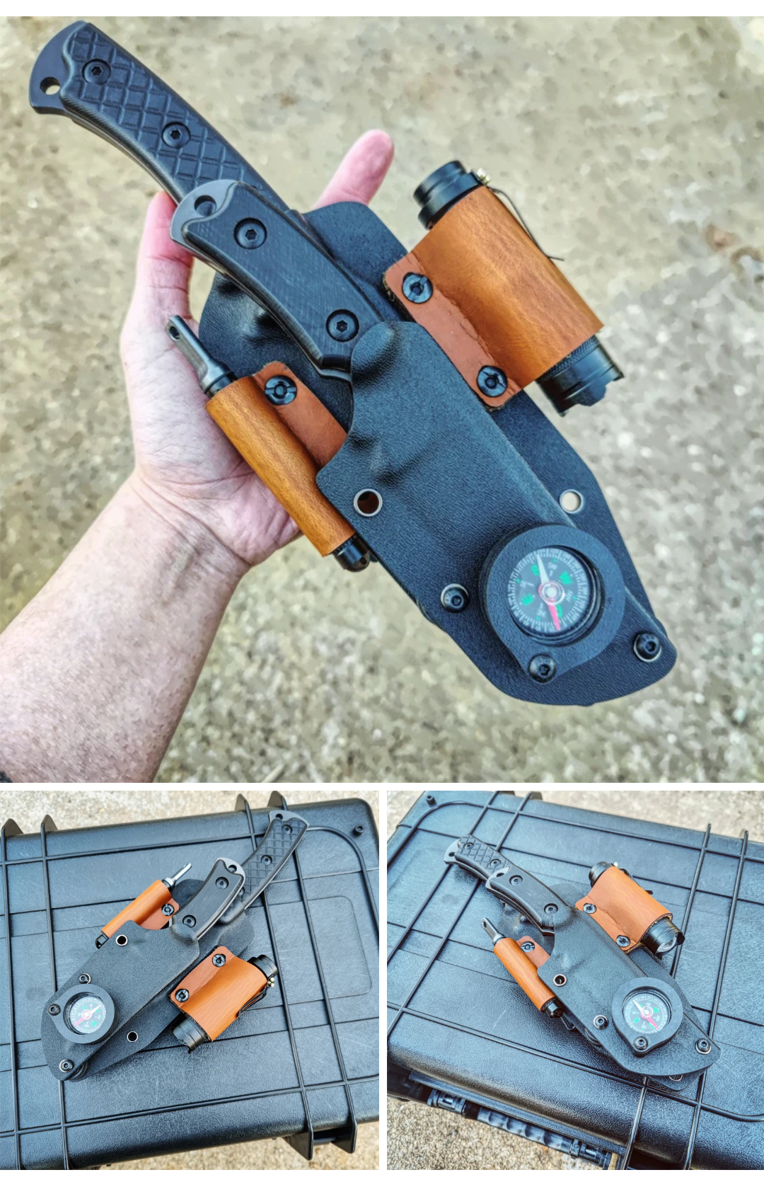 PrepPro® Dual Survival Knife System – 5-in-1 Tactical Kit Blades. Light. Fire. Direction. All in One. - PrepPro Australia