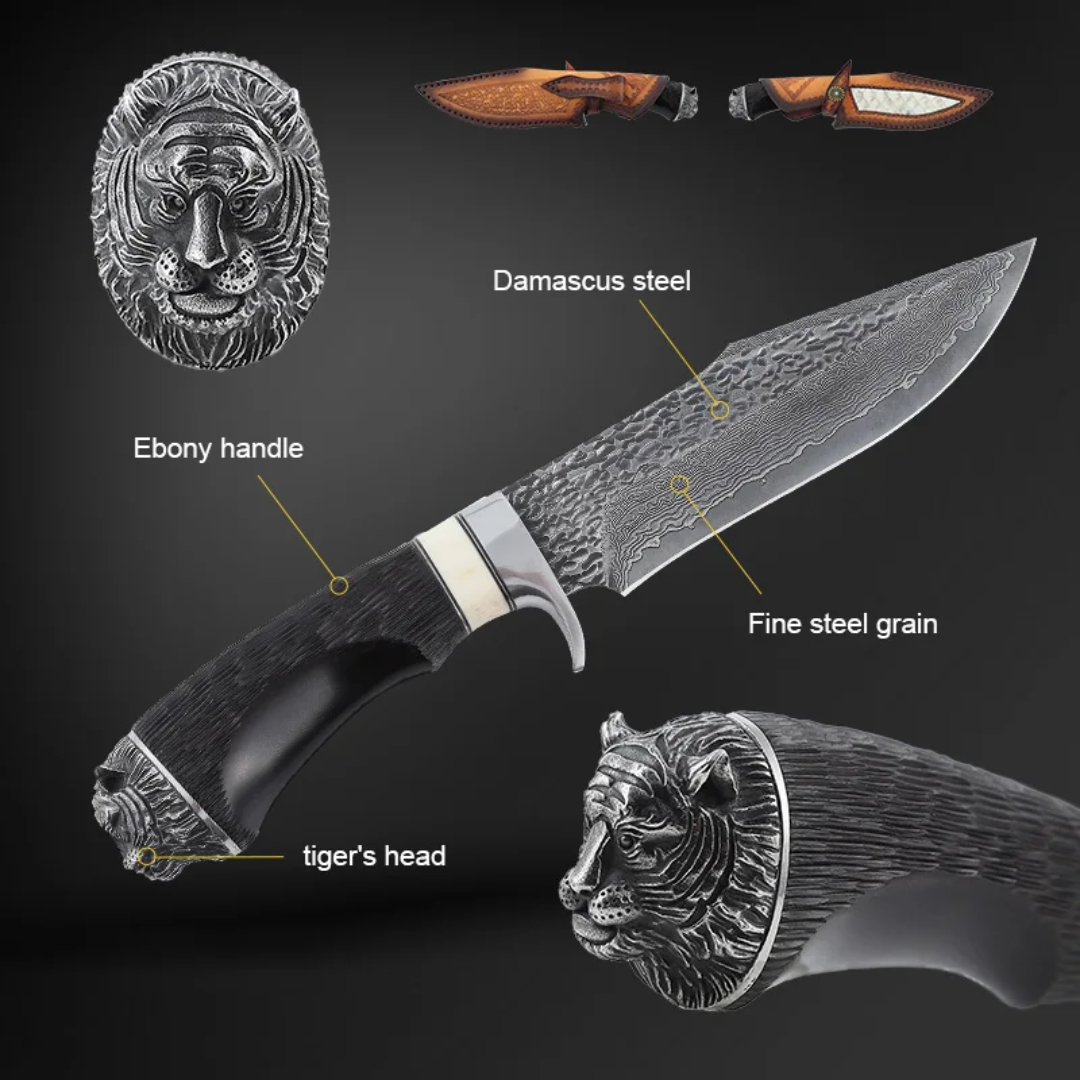 Wildling Series – Damascus Steel Survival Knife - PrepPro Australia