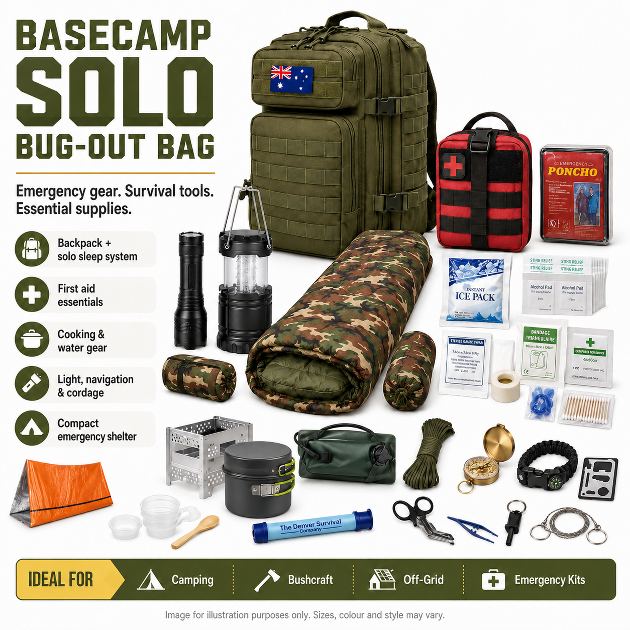 PrepPro Basecamp Solo Bug Out Bag