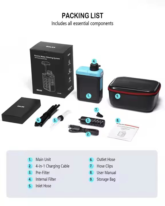 SolarFlow Portable Solar-Powered Water Purification System