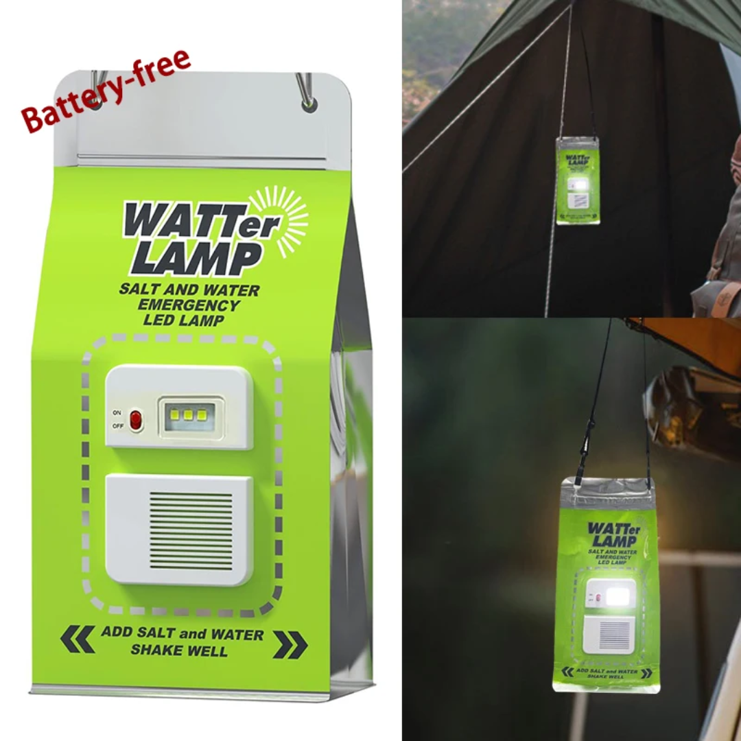Saltwater Emergency Lamp – Battery-Free Survival Lighting - PrepPro Australia