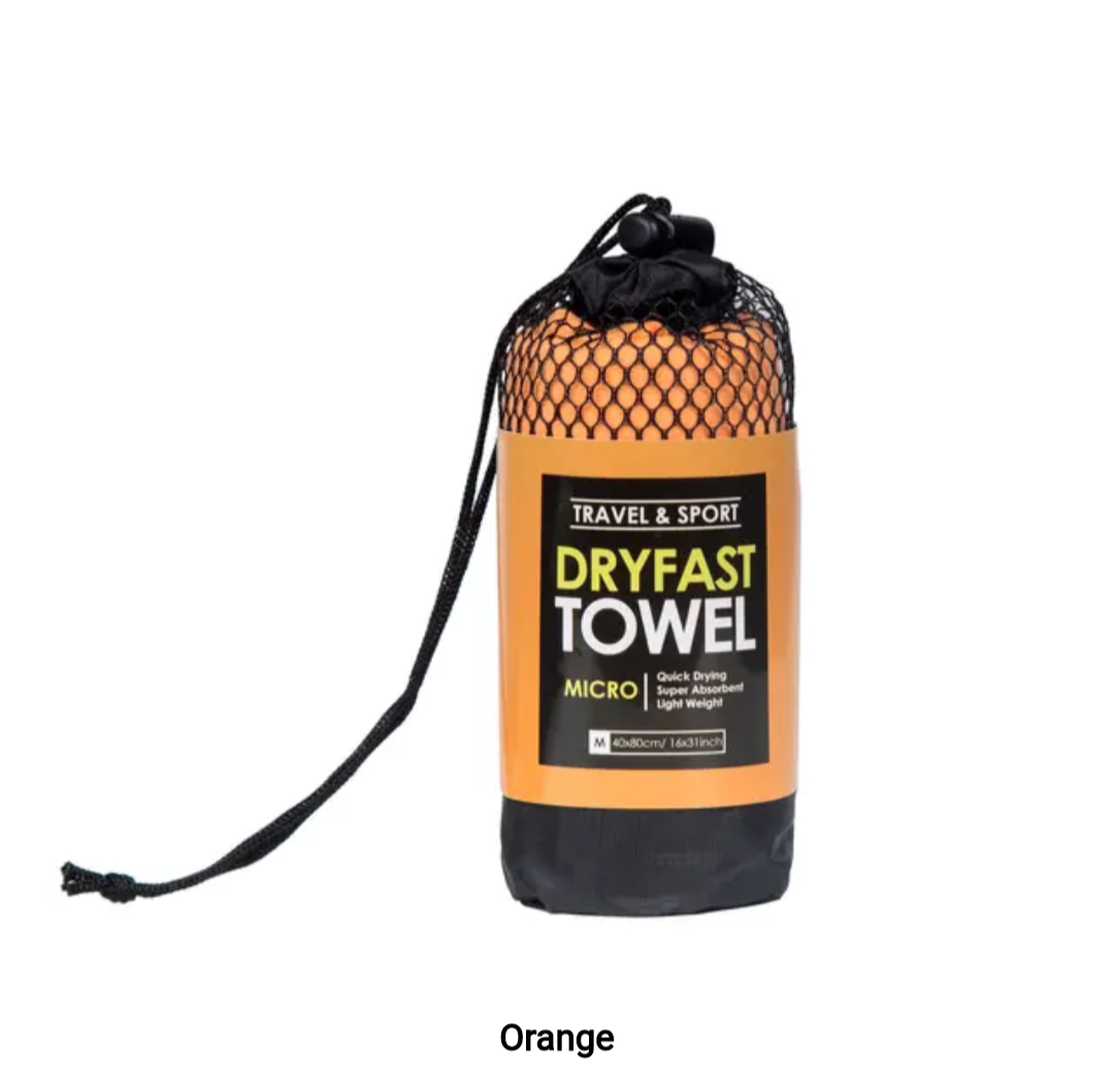 DryFast Microfiber Travel & Sport Towel – 40x80cm - PrepPro Australia