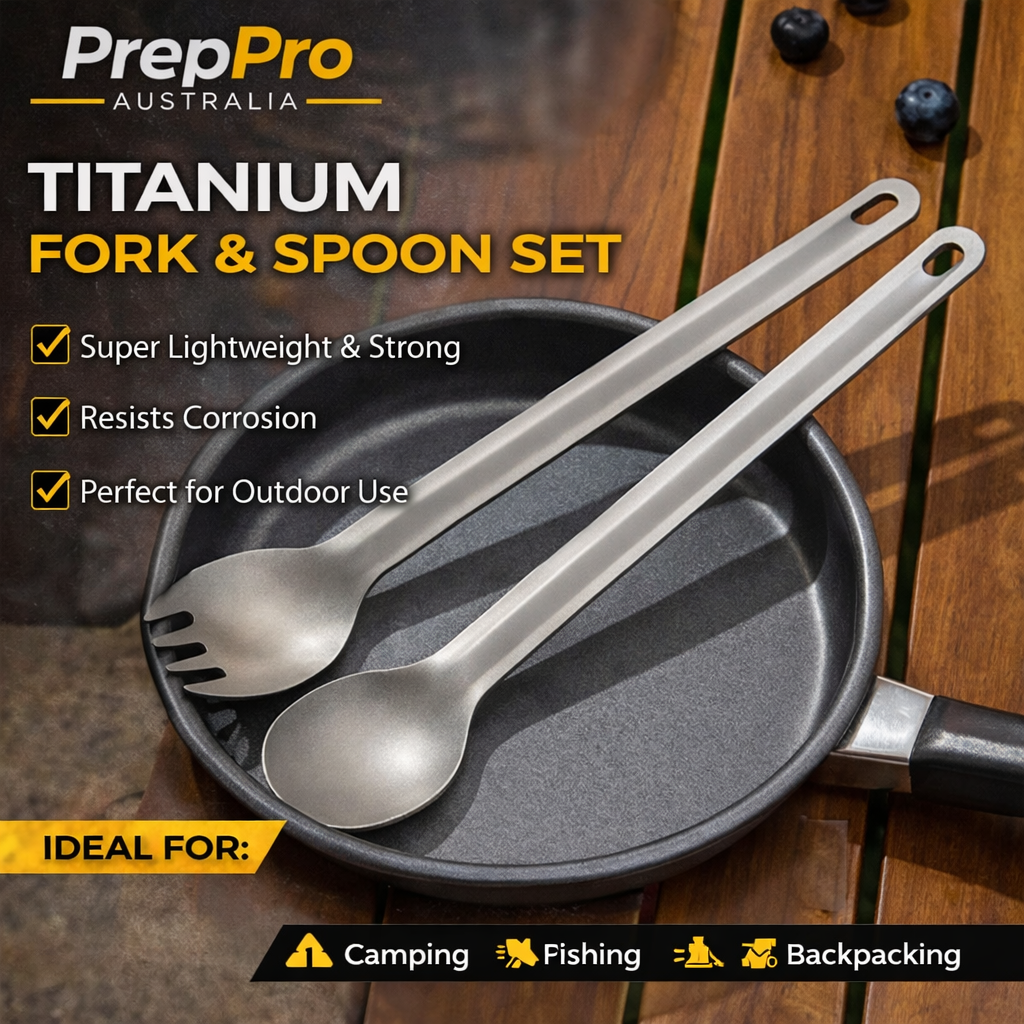 Titanium Camping Cutlery Set | Lightweight Outdoor Gear