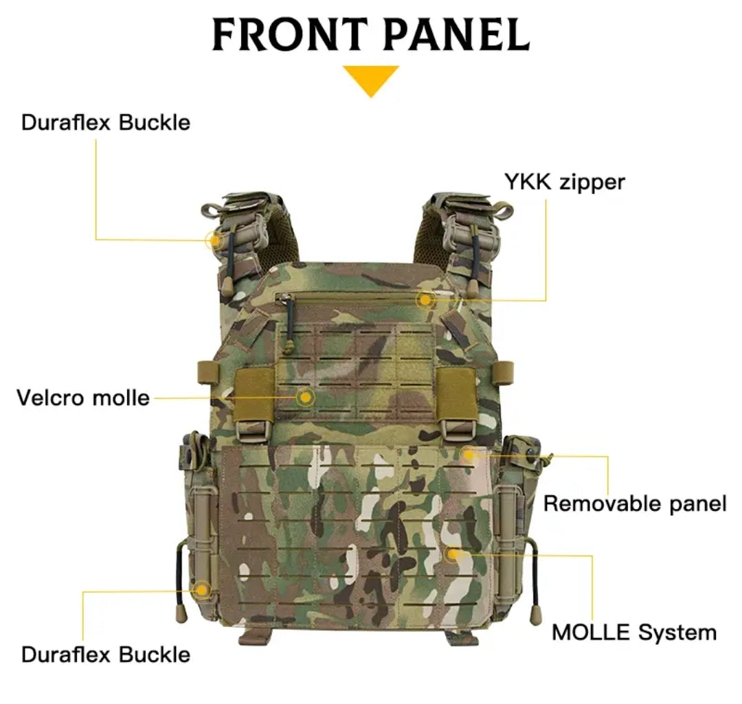 PrepPro Sentinel Plate Carrier – Elite Modular Tactical Vest System - PrepPro Australia