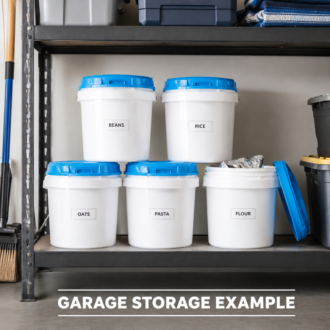 Heavy-Duty 35L Mylar Bucket Liners | 10 Pack Food Storage Kit