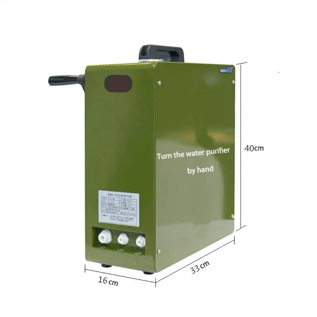 Hand-Cranked Water Purifier Heavy-Duty Off-Grid Filtration — No Power Required - PrepPro Australia