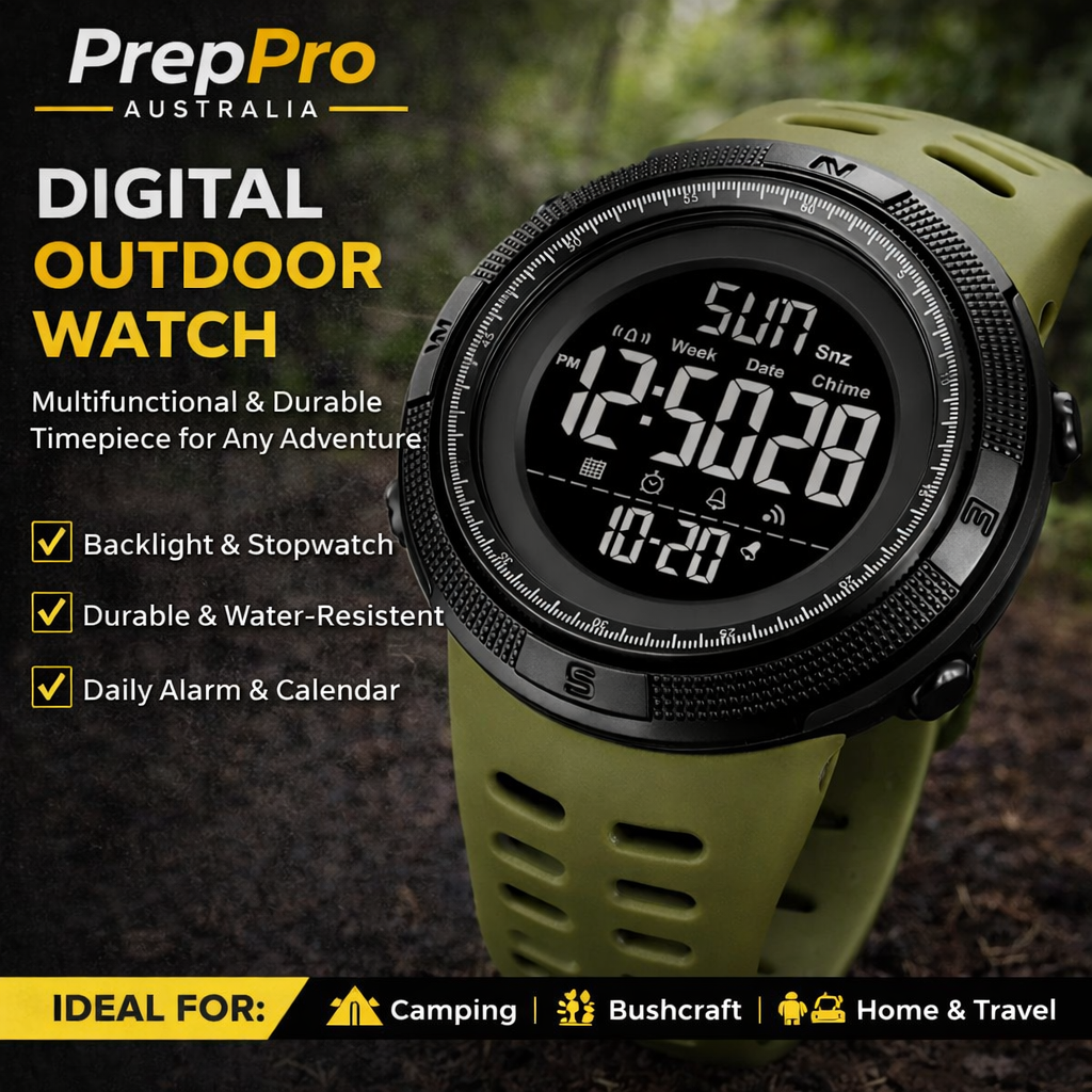 Tactical Camouflage Outdoor Watch – Rugged Field Design