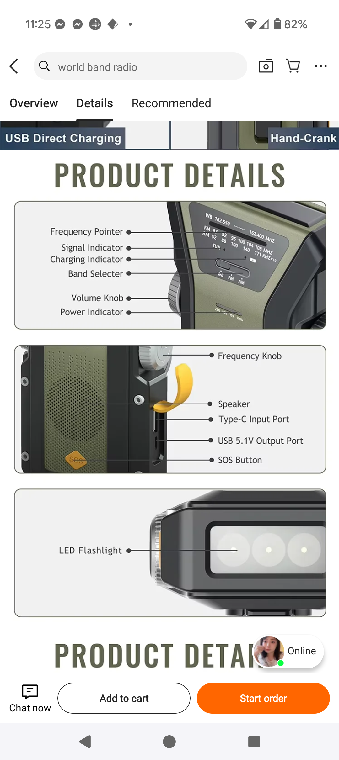 Solar Crank Radio – 4000mAh Power Bank & Emergency lighting - PrepPro Australia
