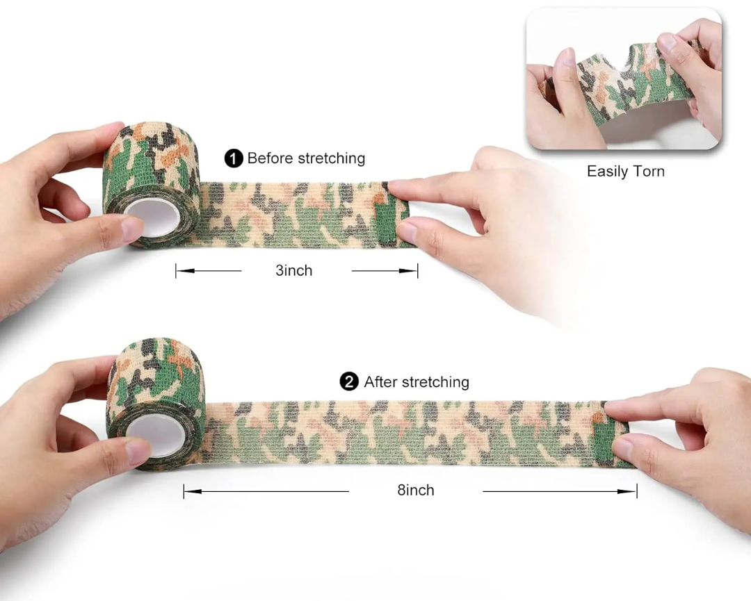 PrepPro Camo Self-Adhesive Wrap Tape (4.5m) - PrepPro Australia