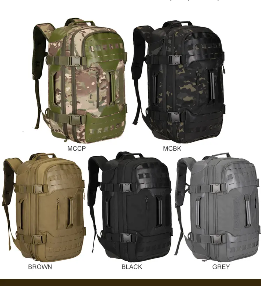 Modular Tactical Duffel Backpack