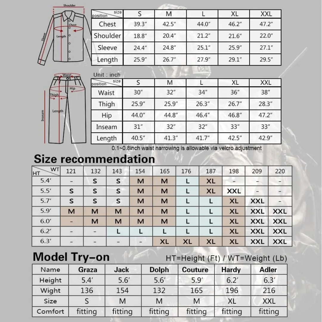 2-Piece Tactical Combat Set – Built for Action, Designed for Durability - PrepPro Australia