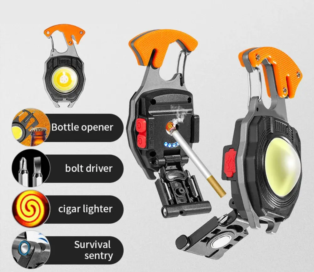 Multi-Function Survival Keychain Light