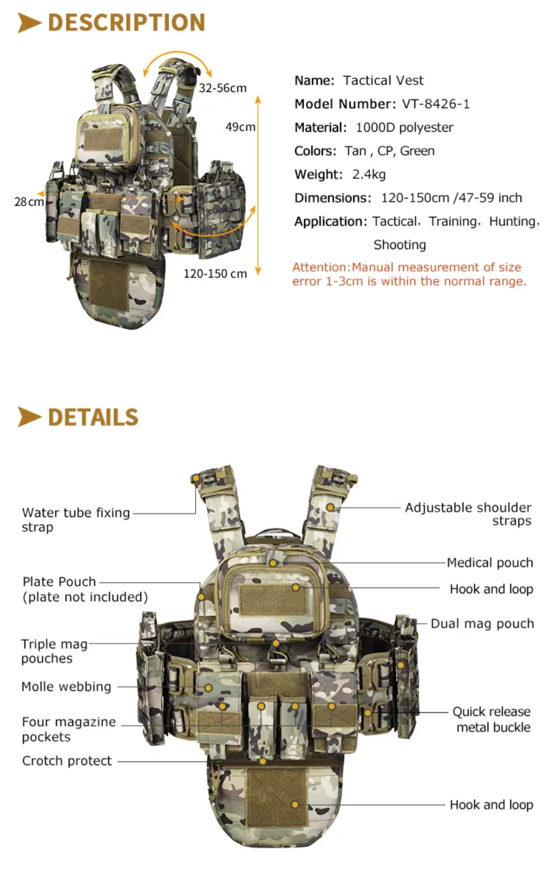 PrepPro Ranger Tactical Conversion Vest Kit – Rugged Utility. Ultimate Loadout. - PrepPro Australia