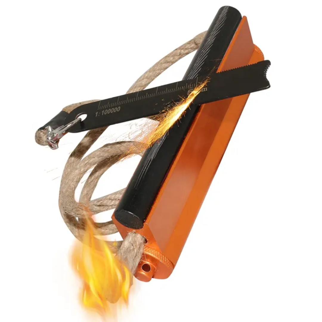 PrepPro® Campfire Torch Ferro Rod Fire Starter Kit – Waterproof, Field-Ready Ignition - PrepPro Australia