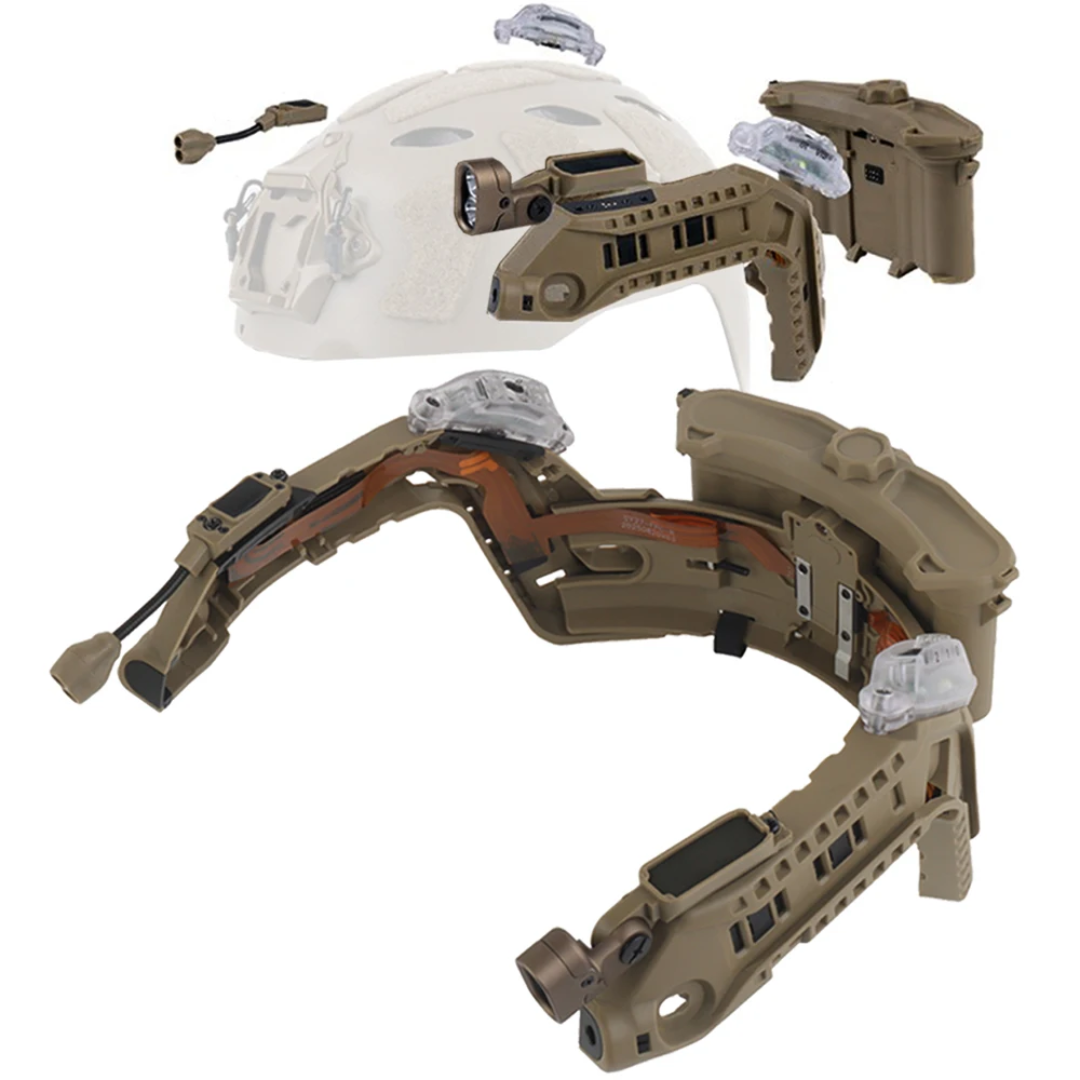 ARC Rail Tactical Lighting & Battery System | FAST Helmet Rail Upgrade