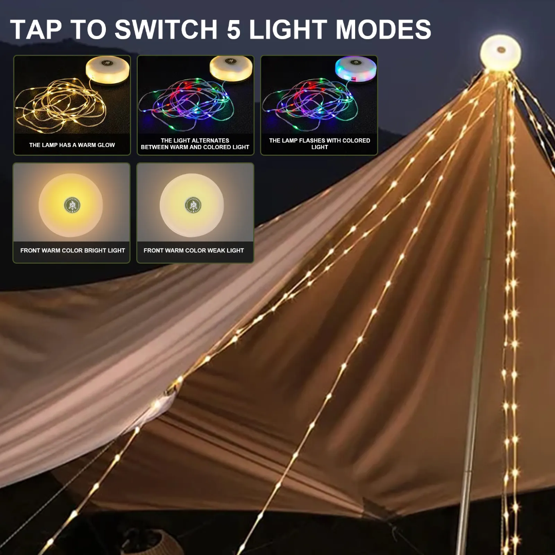 PrepPro® Solar Camping Lantern + 10M Light Strip - PrepPro Australia