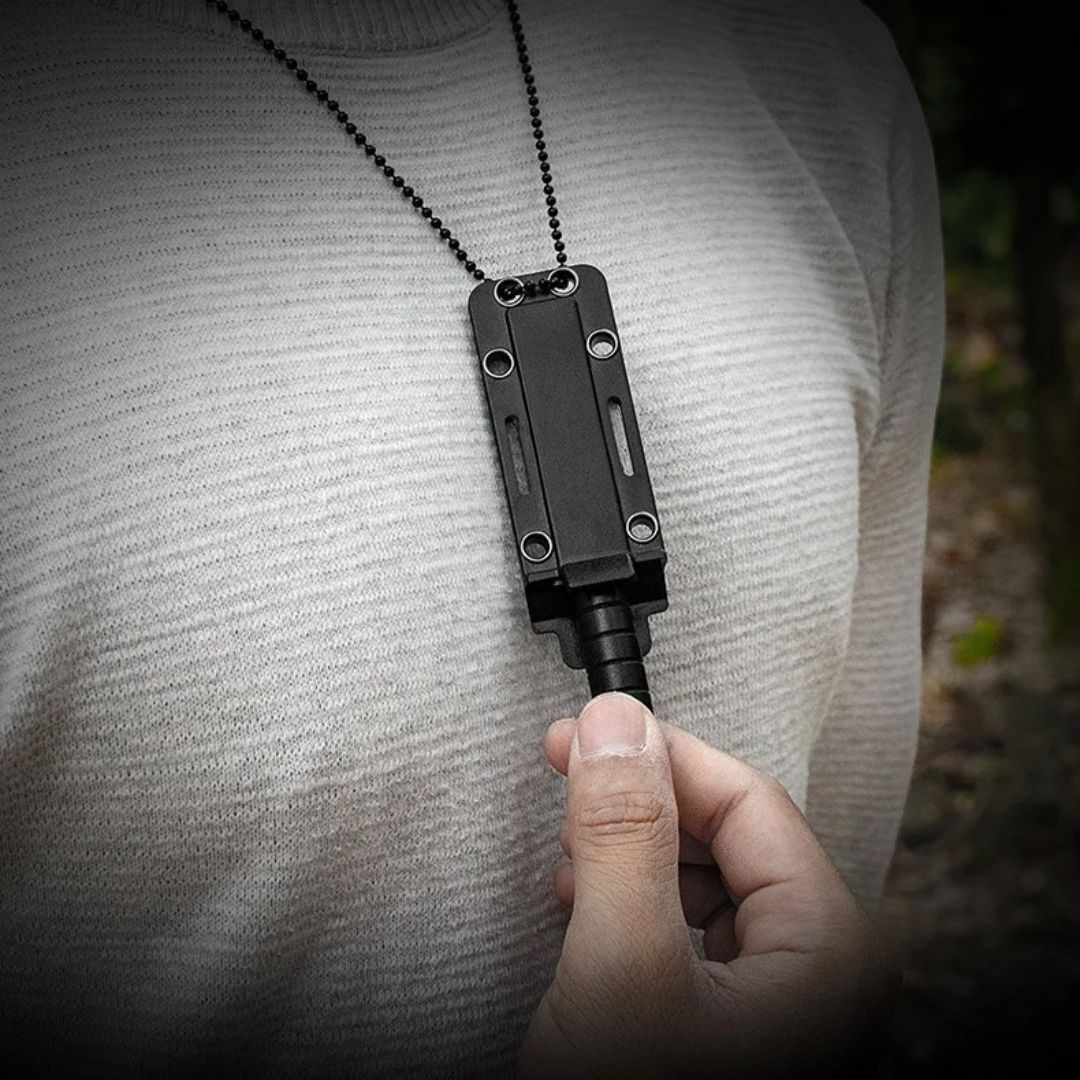 PrepPro Stubby Commando – Mini Survival Neck Knife - PrepPro Australia