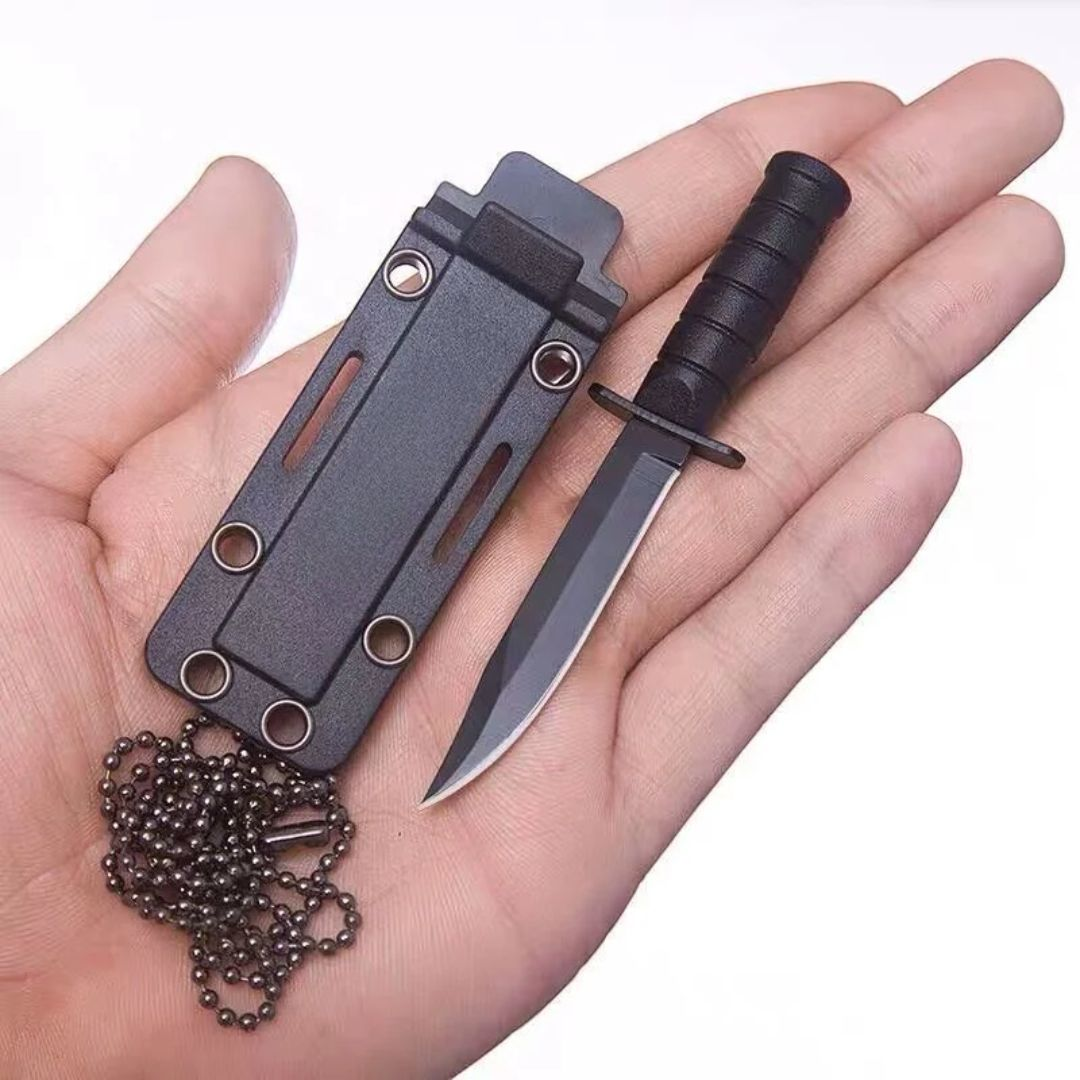PrepPro Stubby Commando – Mini Survival Neck Knife - PrepPro Australia