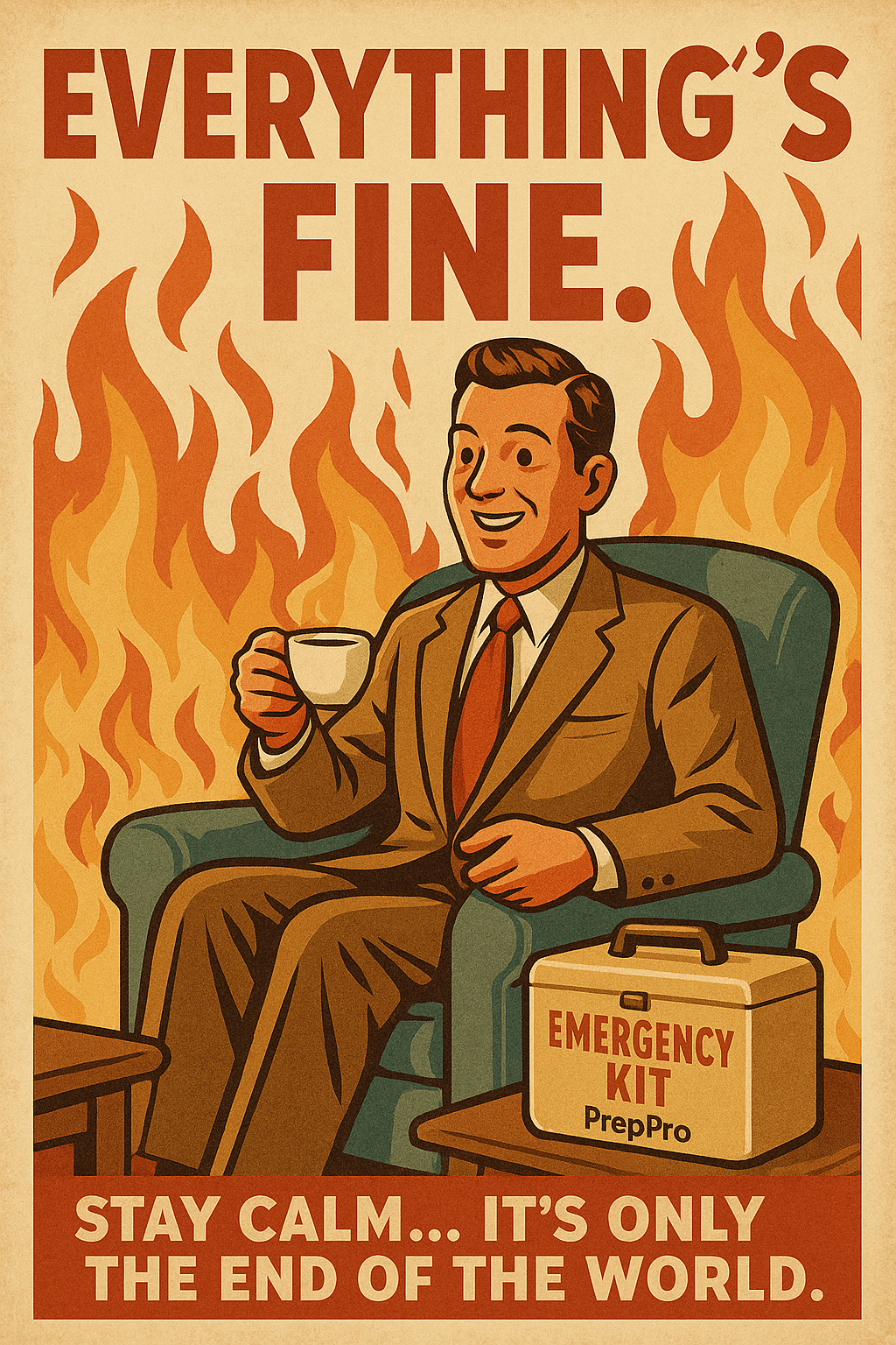 PrepPro 1940s-Style Vintage Tin Posters (30x40cm) - PrepPro Australia