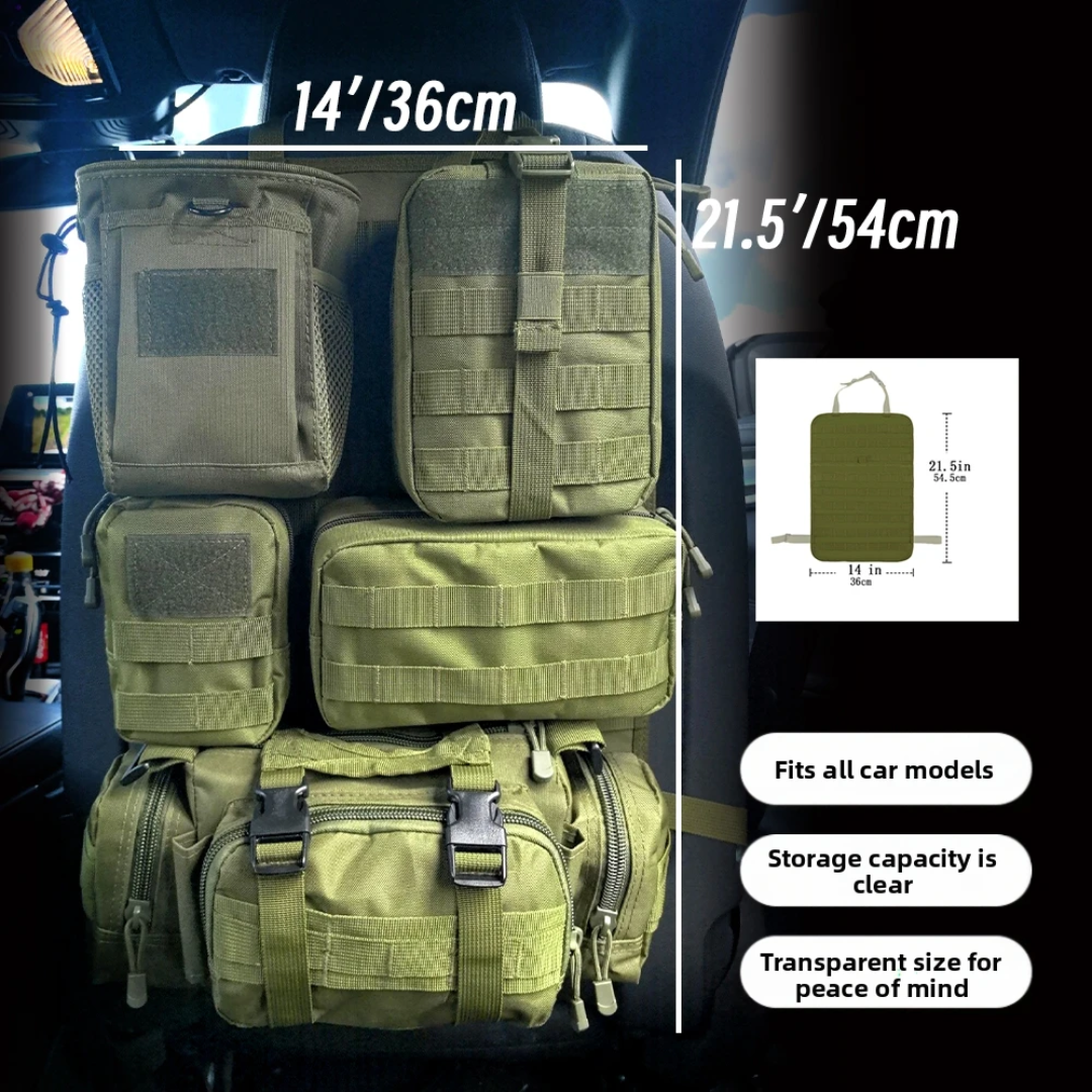 PrepPro MOLLE Vehicle Seat-Back Organiser