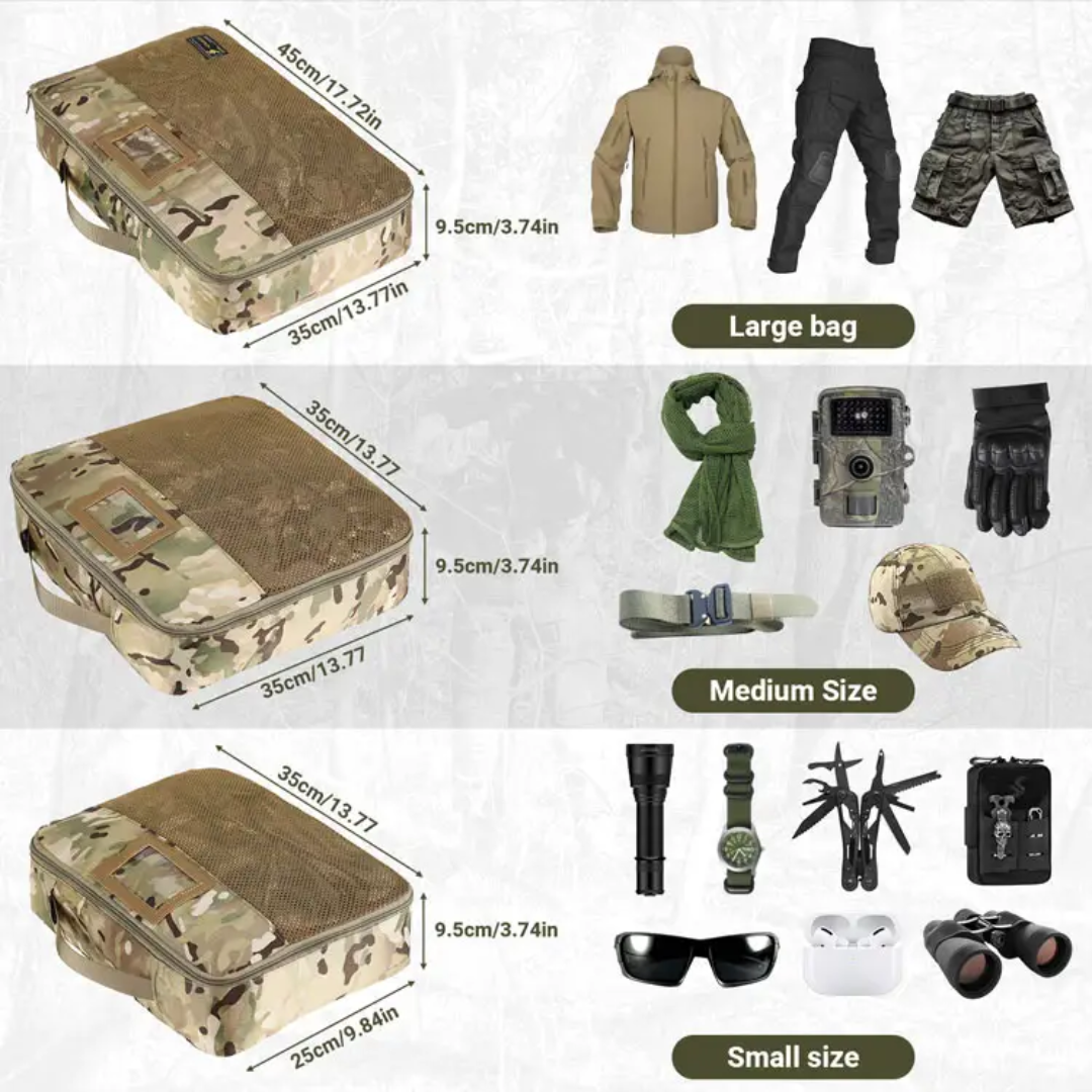 6-Piece Tactical Storage Bag Set organise with Precision. Deploy with Confidence. - PrepPro Australia