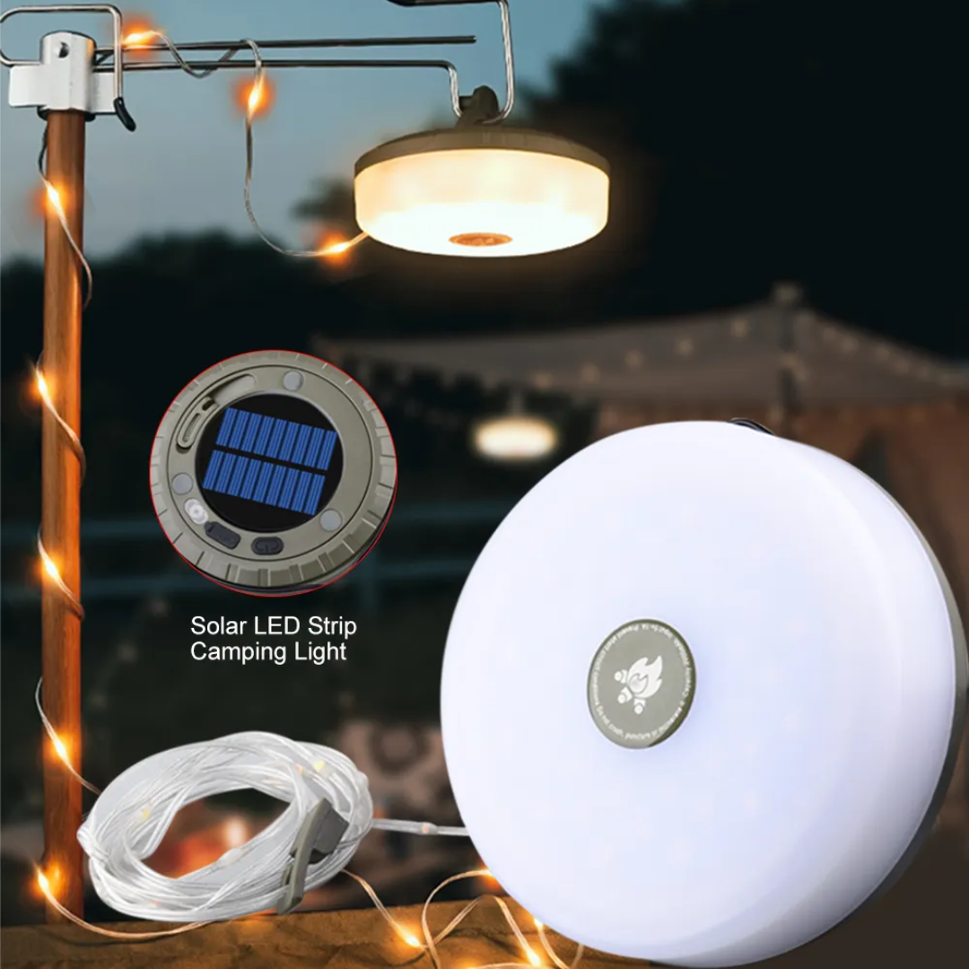 PrepPro® Solar Camping Lantern + 10M Light Strip - PrepPro Australia