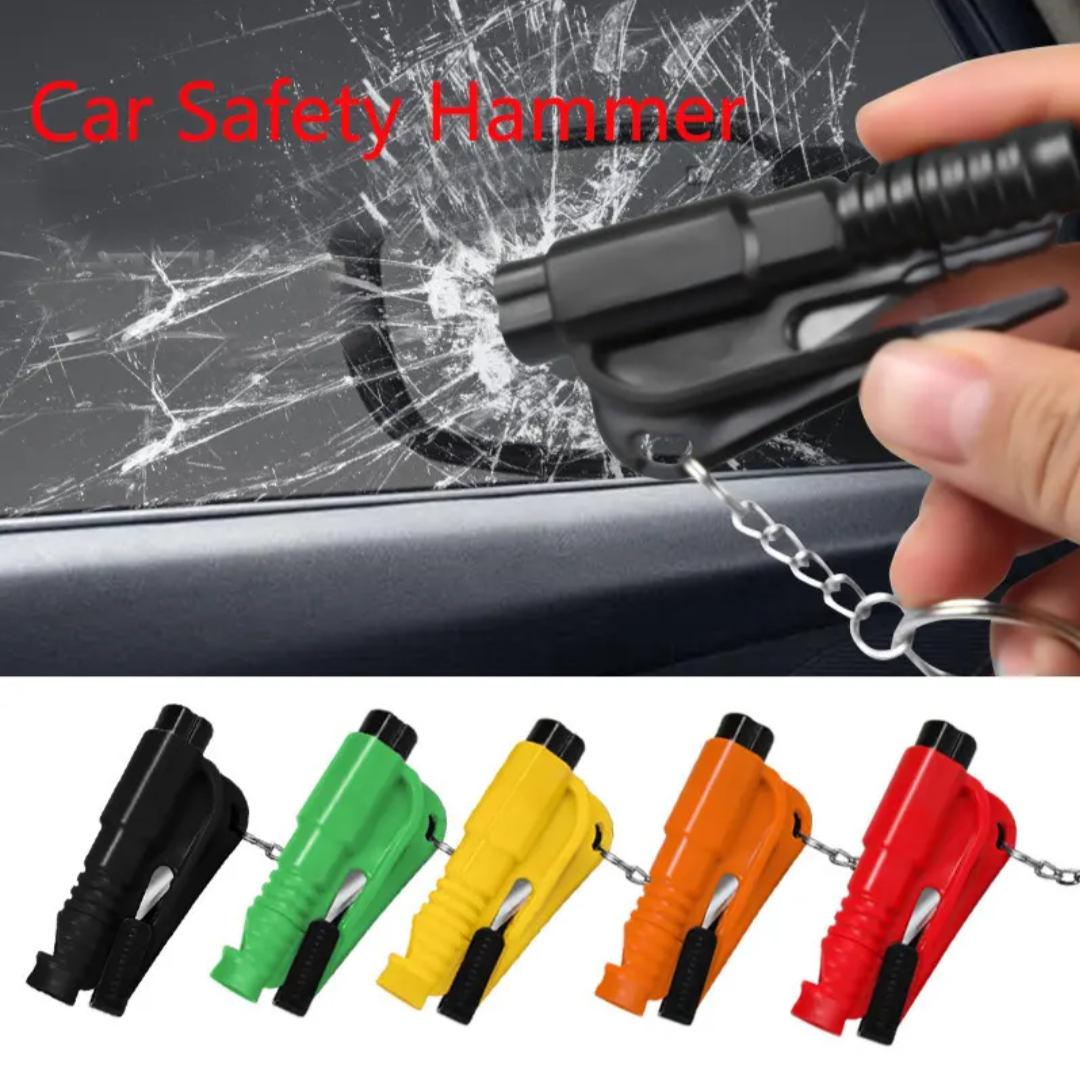 PrepPro Emergency Car Safety Hammer – 3-in-1 Life-Saving Tool - PrepPro Australia