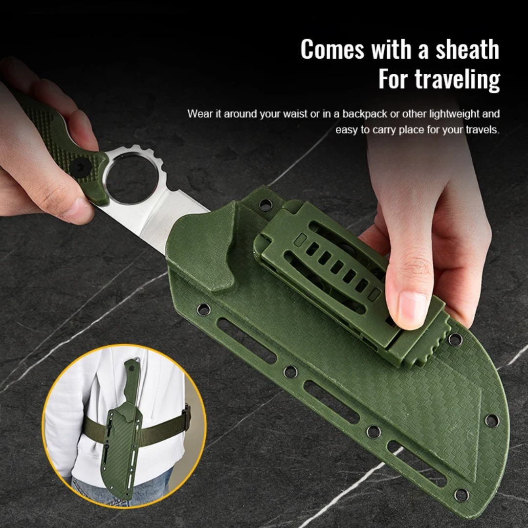 PrepPro Zulu – Ring Grip Tactical Fixed Blade Knife - PrepPro Australia