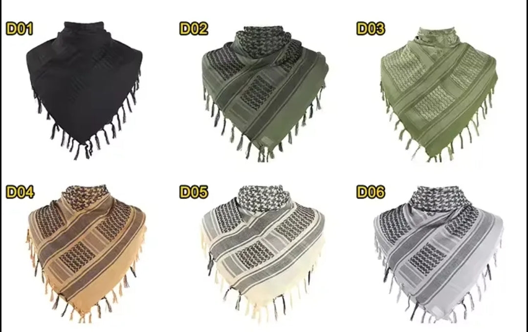 PrepPro Tactical Shemagh Scarf – Versatile Desert Wrap - PrepPro Australia