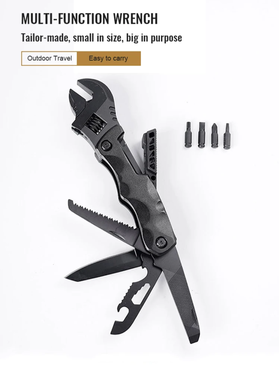 PrepPro Tactical Multi-Tool Wrench | Heavy-Duty 12-in-1 Survival Gear - PrepPro Australia