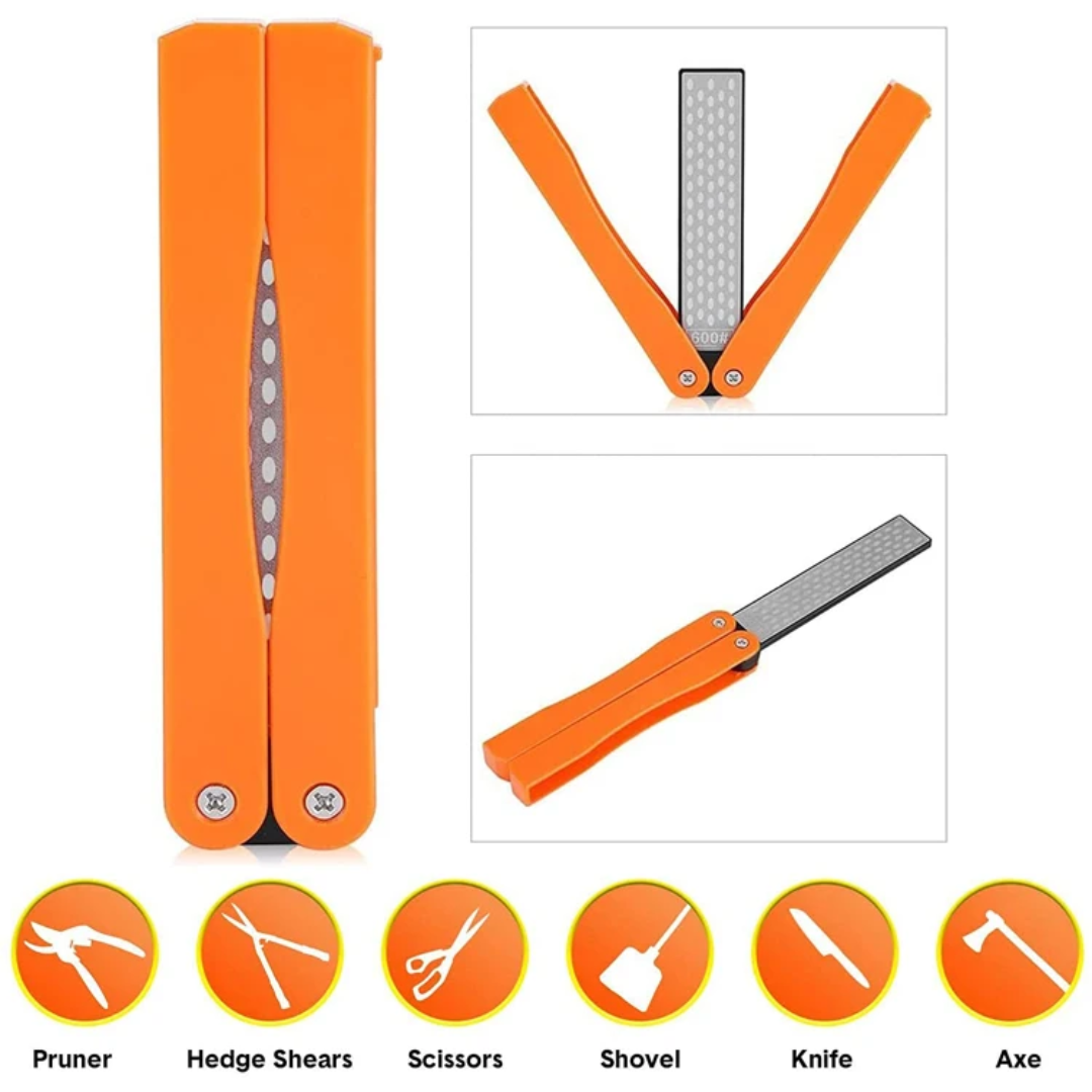 PrepPro Foldable Diamond Knife Sharpener (400/600 Grit) - PrepPro Australia