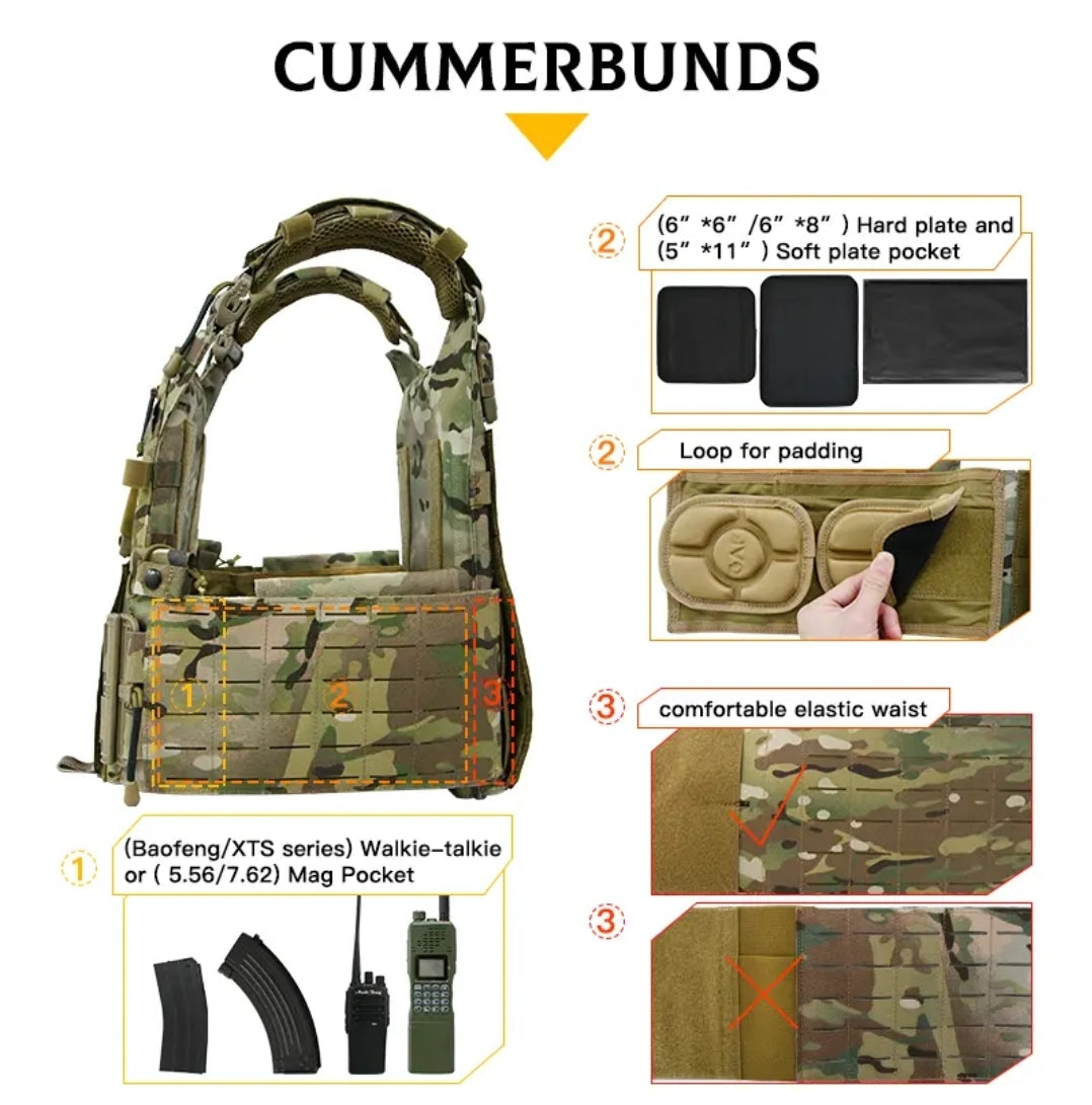 PrepPro Sentinel Plate Carrier – Elite Modular Tactical Vest System - PrepPro Australia