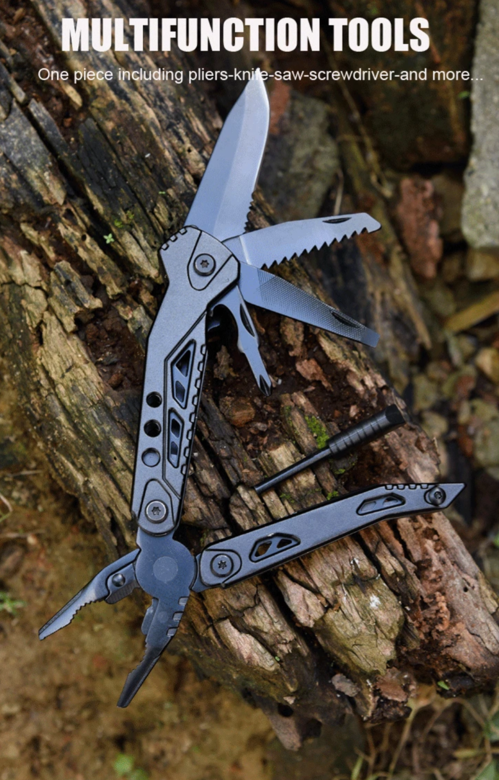 PrepPro Tactical Multi-Tool Pliers | 15-in-1 Survival & EDC Tool - PrepPro Australia