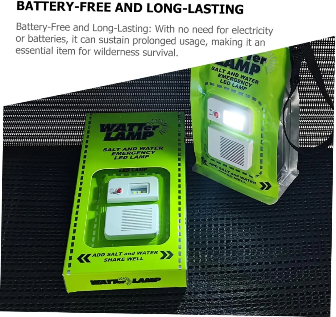 Saltwater Emergency Lamp – Battery-Free Survival Lighting - PrepPro Australia