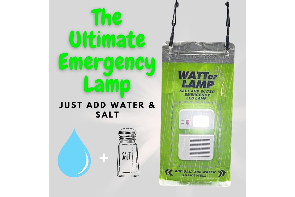 Saltwater Emergency Lamp – Battery-Free Survival Lighting - PrepPro Australia