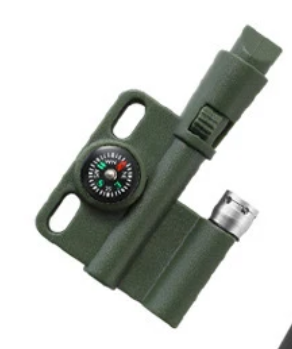 5-in-1 Tactical Sheath Survival Tool Attachment – Fire, Light, Signal & Navigation Built In - PrepPro Australia