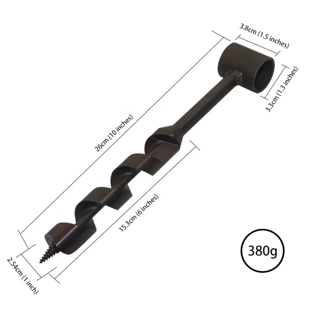 Bushcraft Hand Auger Drill Bit – Survival Shelter & Camp Tool