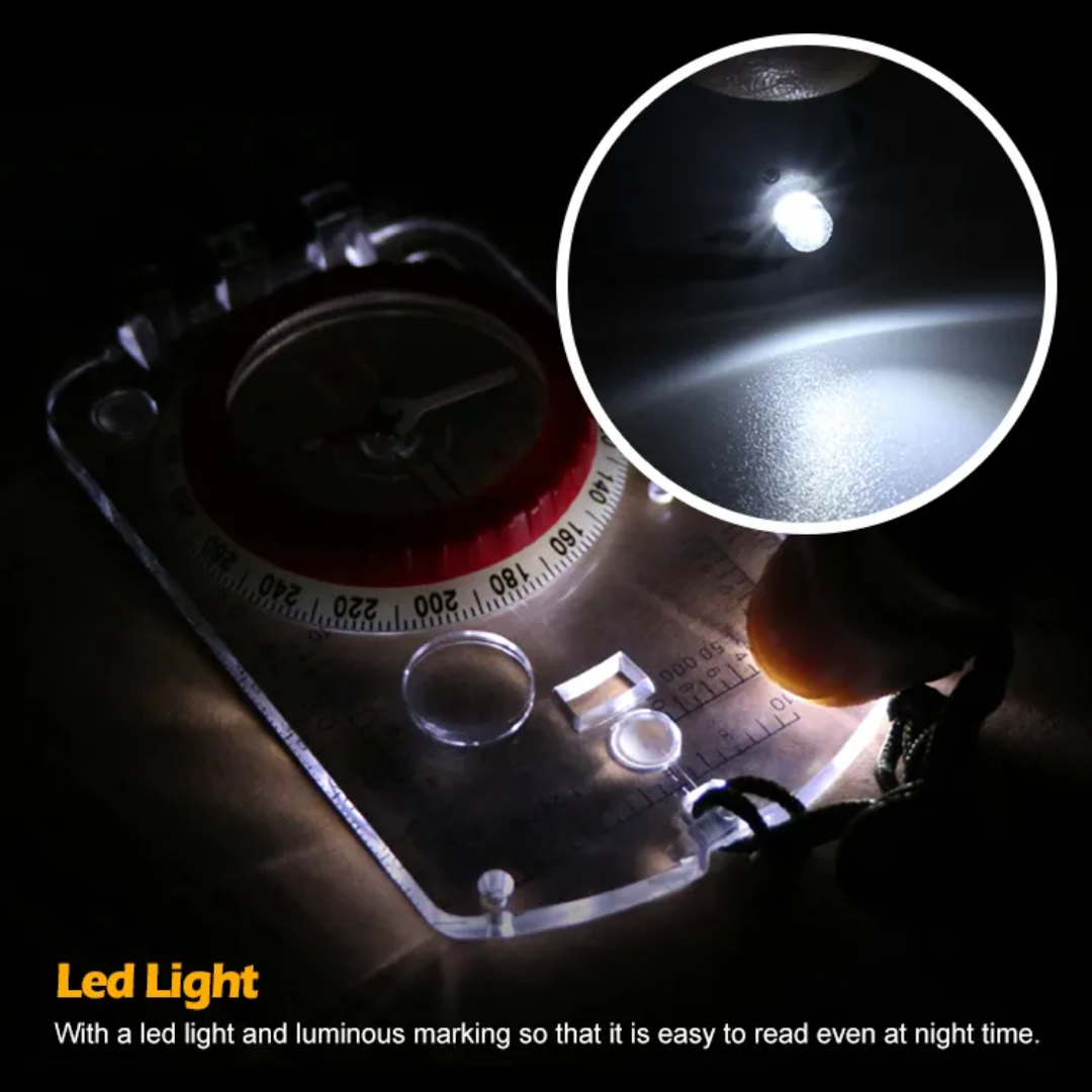 PrepPro Multifunction Compass – Navigate with Confidence in Any Terrain - PrepPro Australia
