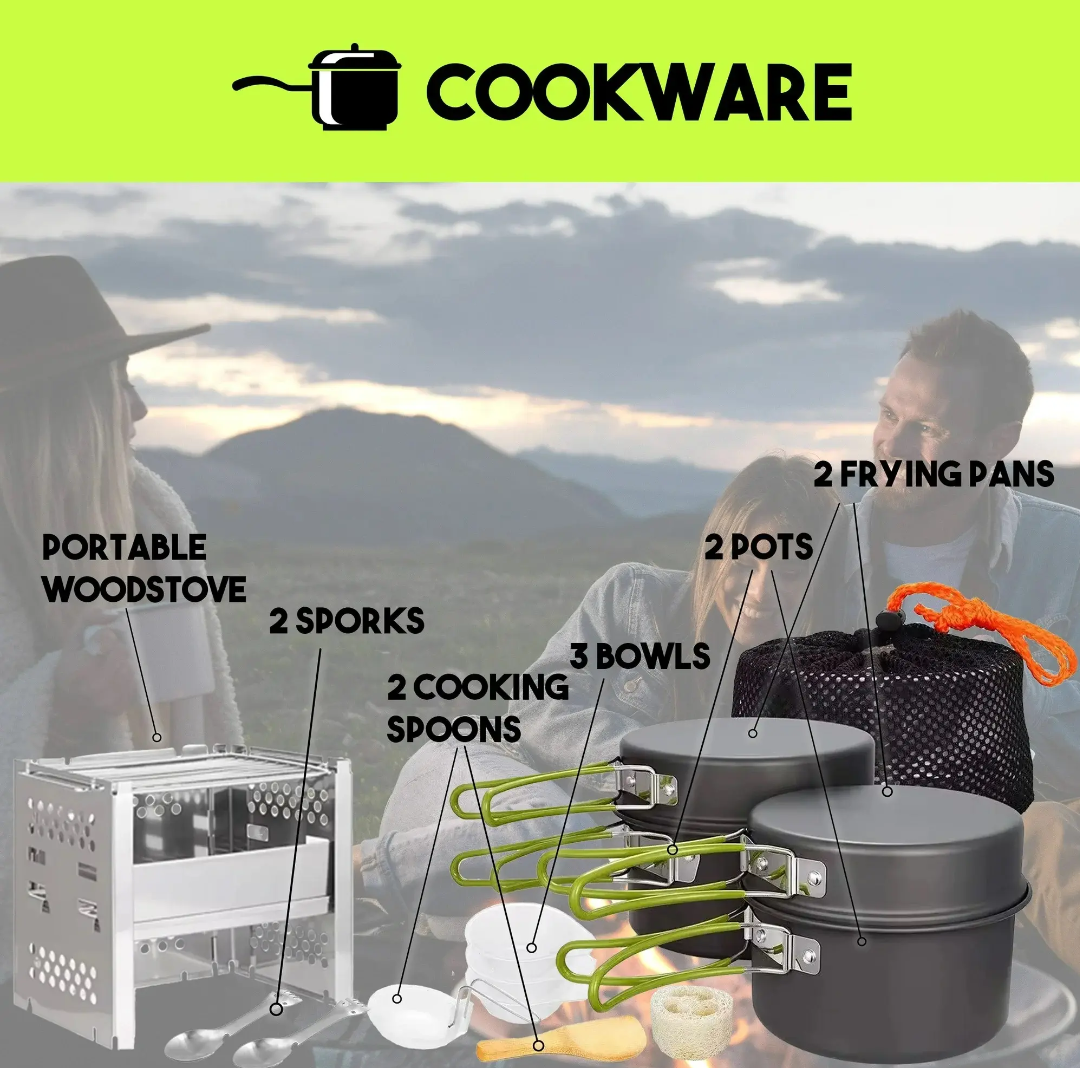 PrepPro Base Camp V2 Two-Person Ultimate Survival & Emergency Kit – 118 Pieces