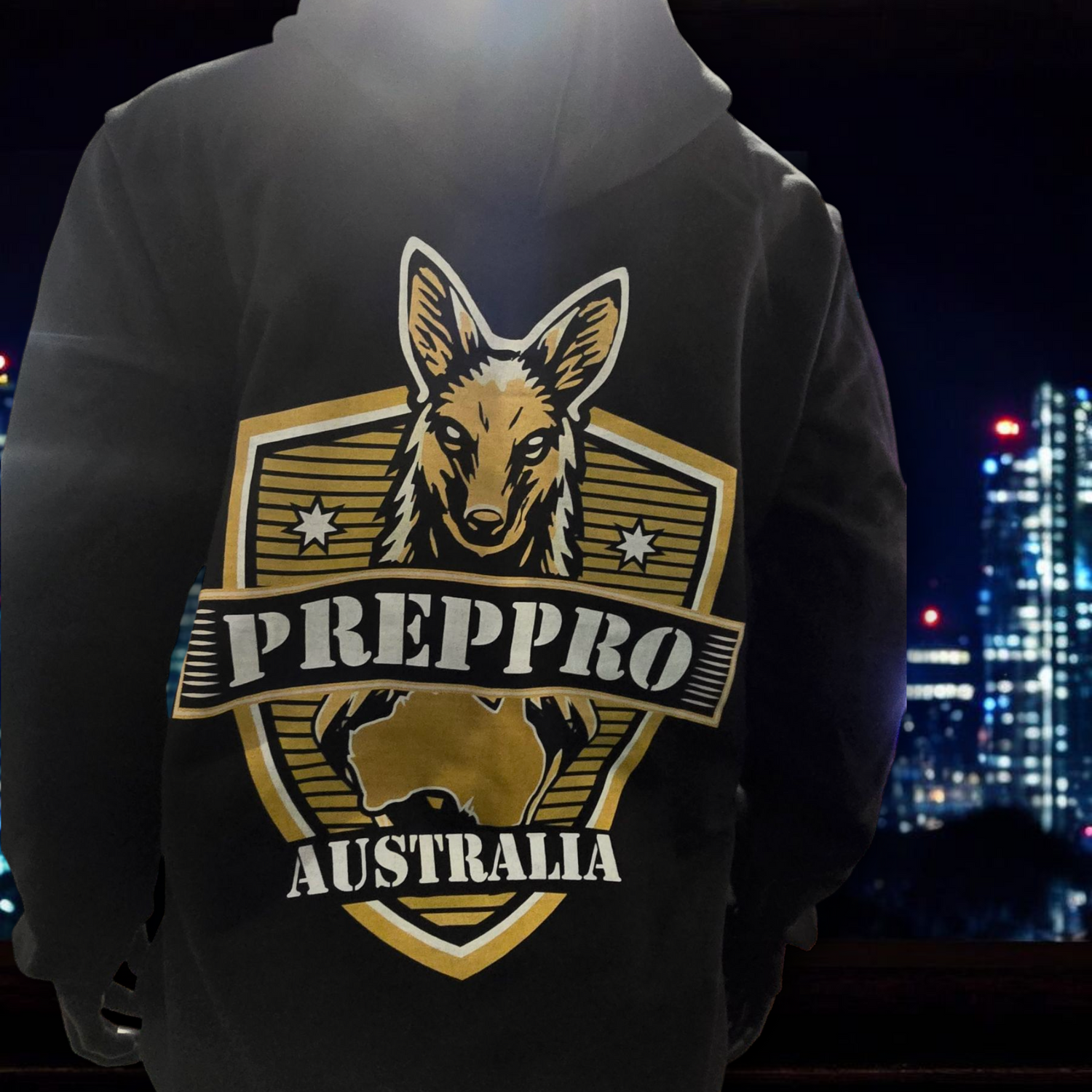 PrepPro Australia Emblem Hoodie – Rugged Style Meets Tactical Edge - PrepPro Australia