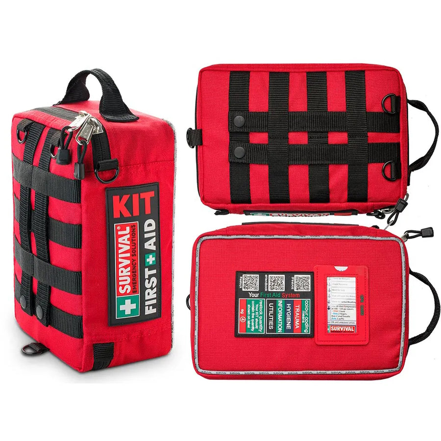 SURVIVAL Family First Aid Kit – CHOICE® Recommended Emergency Medical Kit for Home, Car & Travel