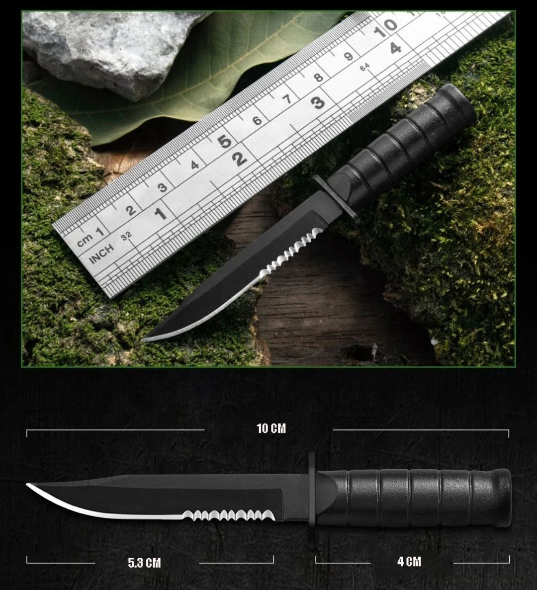 PrepPro Stubby Commando – Mini Survival Neck Knife - PrepPro Australia