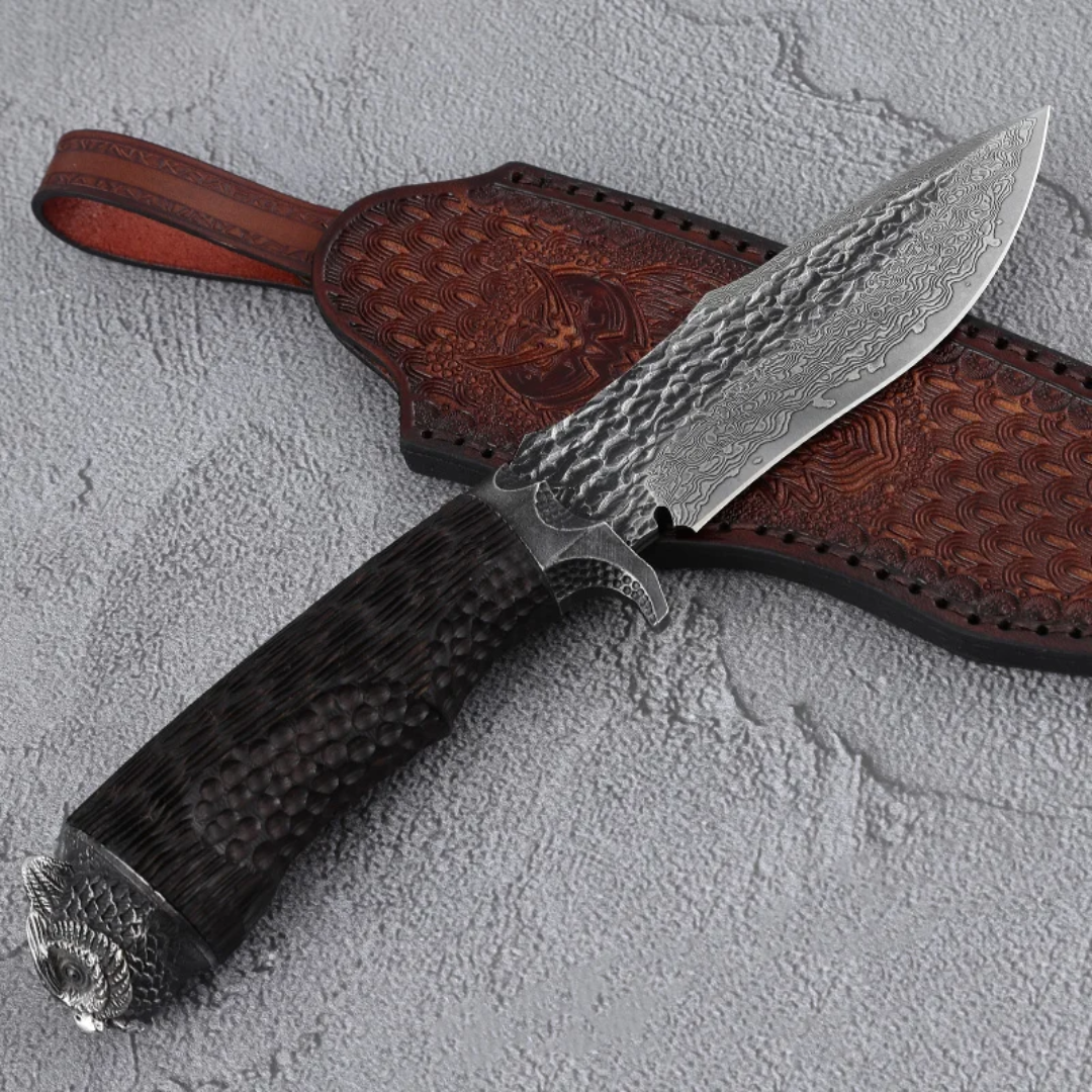 Wildling Series – Damascus Steel Survival Knife - PrepPro Australia