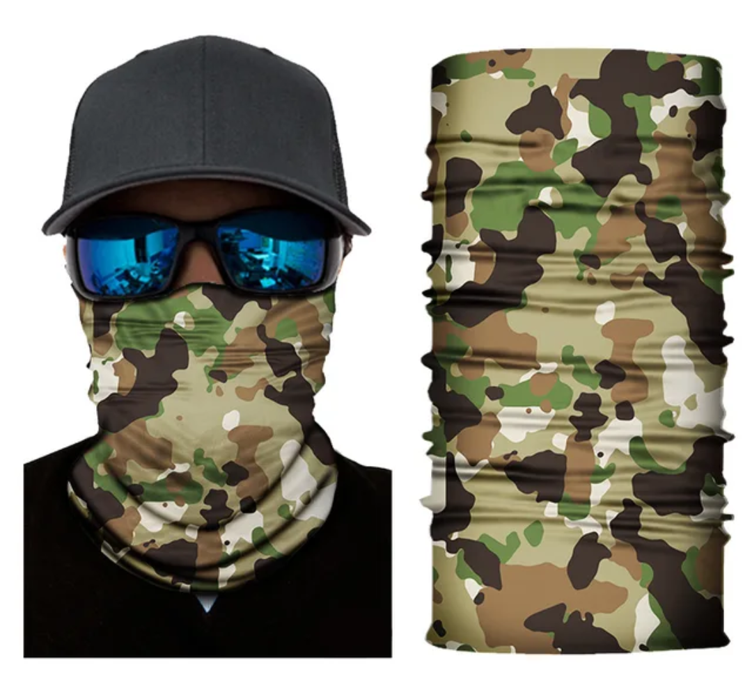 Tactical Camo Multi-Use Neck Gaiter