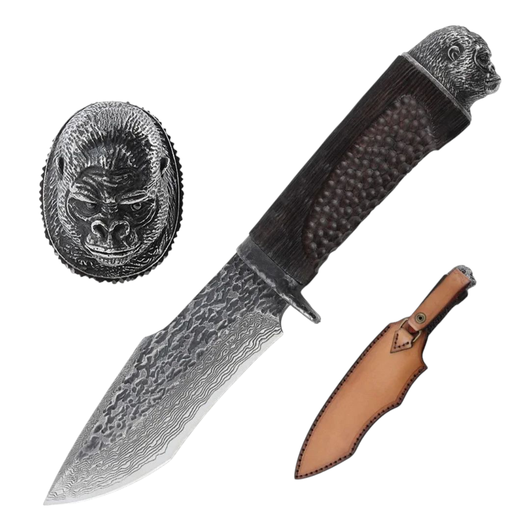 Wildling Series – Damascus Steel Survival Knife - PrepPro Australia