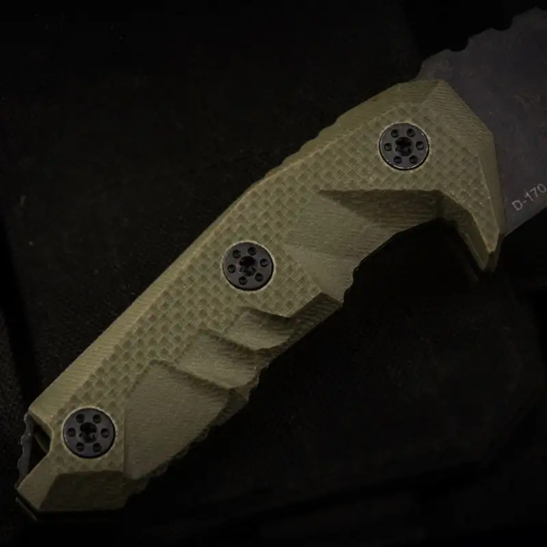 PrepPro “Fang” Tactical Knife – D2 Steel Fixed Blade with Belt Mount - PrepPro Australia